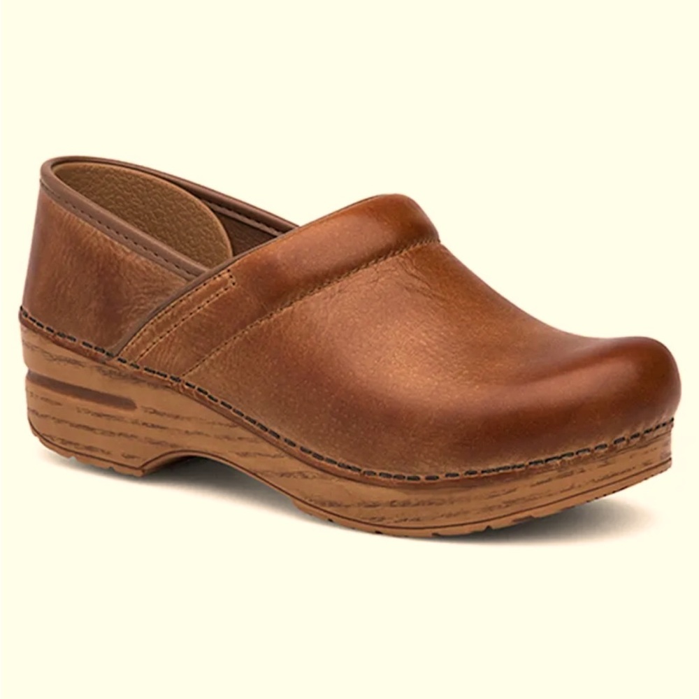 Dansko Brown Leather Mules